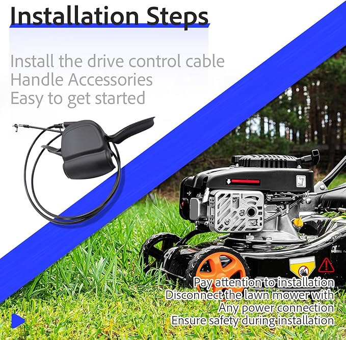 581080913 Drive Control Cable Fits Husqvarna/Craftsman XT721F Lawn Mower