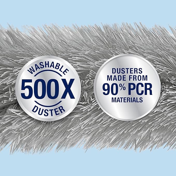 Bona Reusable Duster Refills - 2 Pack - High Performance Dusting System - Microfiber Dusters Remove Dust and Pet Hair for Whole-Home Cleaning