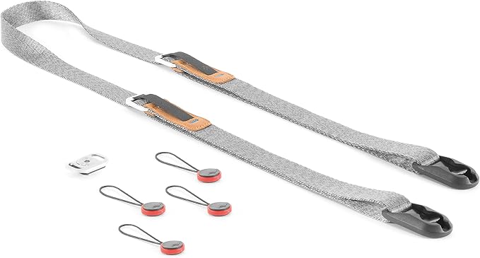 Peak Design Leash Camera Strap - Configurable as a Sling, Neck, Shoulder Strap or Safety Tether, Adjustable, Compact