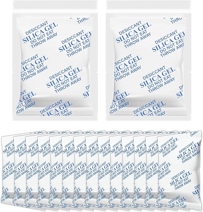 16pcs Pet Food Desiccant Bag Compatible with Oneisall Automatic Cat Feeder, Desiccant Packs Replacement with Color Indicating for Automatic Pet Feeder, Keep Cat Dog Food Dry and Fresh