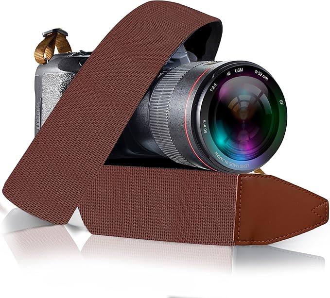Art Tribute Camera Strap for All DSLR and Mirrorless Cameras. Add Your Name Or Initials Make It a Personalized Gift