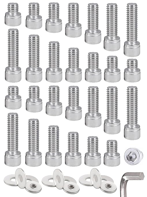 40 Pieces 1/4 Inch Screw Camera Accessories, Camera Screws Mount Set for Tripods, Quick Release Plates
