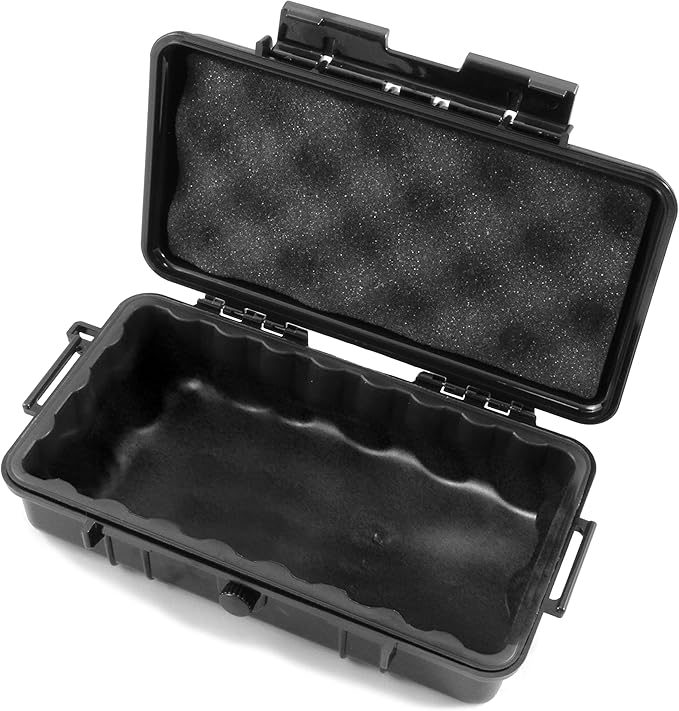 CASEMATIX Hard Shell 35mm Film Case for 35mm and 120 Film - 9" Waterproof & Lightproof Film Holder and Film Roll Container for up to 16 x 35mm Film Rolls or 10 x 120 Film Rolls, Travel Case Only