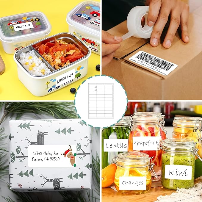 30 up Labels 1" x 2-5/8" Shipping Address Labels, FBA SKU Barcode Tags, 1000 Sheets 30 Per Page Mailing Labels for Laser/Inkjet Printers