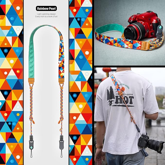 LEOFOTO Adjustable Camera Strap for Photographers