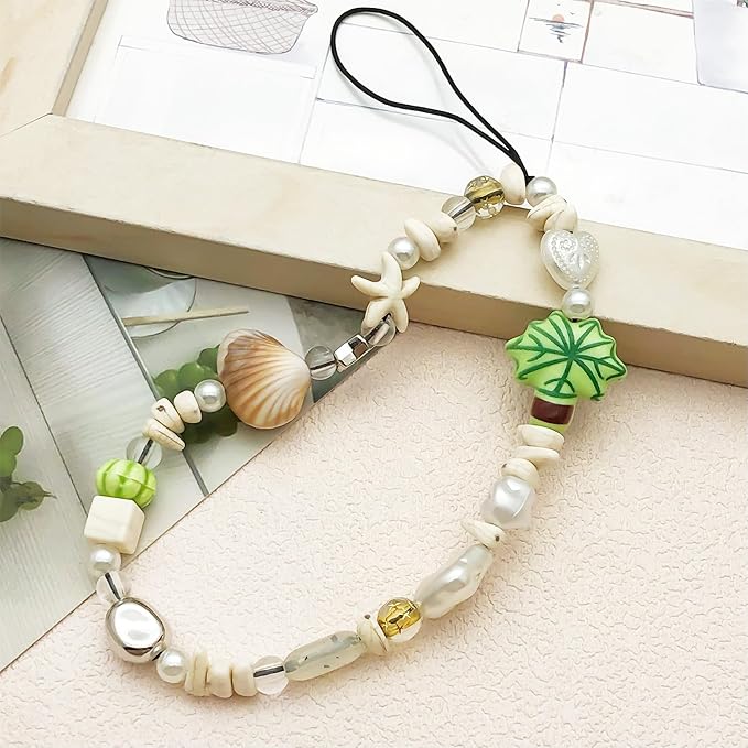 Beaded Camera Wrist Strap Cute Digital Camera Charm Lanyard Phone Chain Keychain Beaded Phone Lanyard Bag Charm