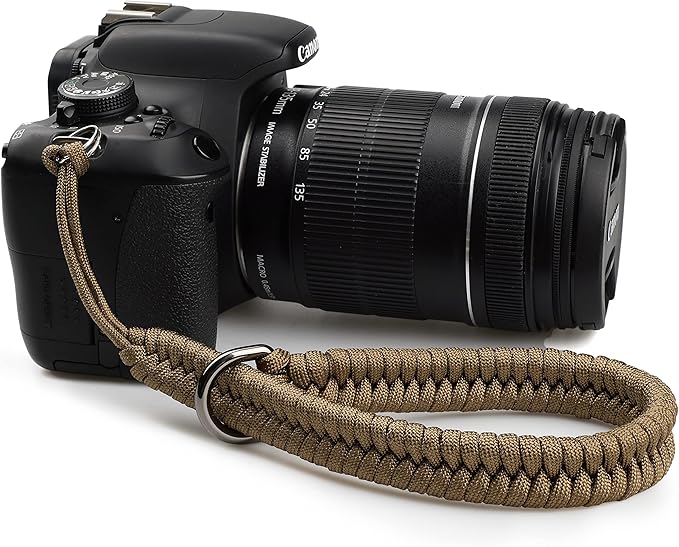 SUNYA Camera Wrist Strap for Photographers - Paracord Rope Hand Strap Compatible with DSLR or Mirrorless Camera