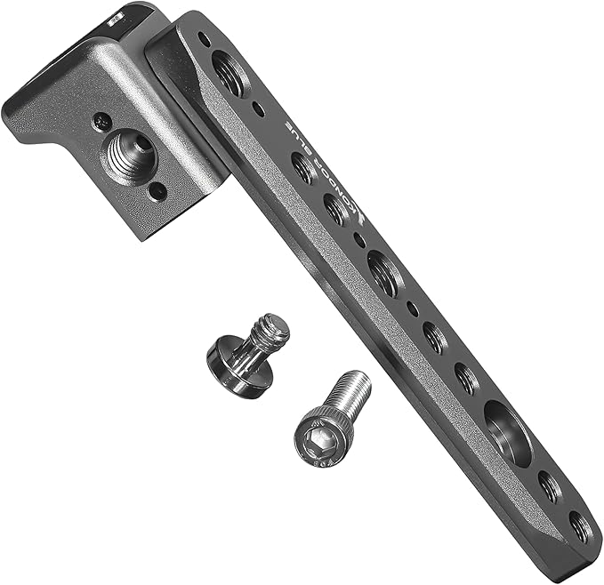 KONDOR BLUE FX3 / FX30 XLR Handle Extension Compatible with Sony | Lightweight Aerospace Grade Aluminum | Add Multiple Mounting Points and Grip Length | Space Gray
