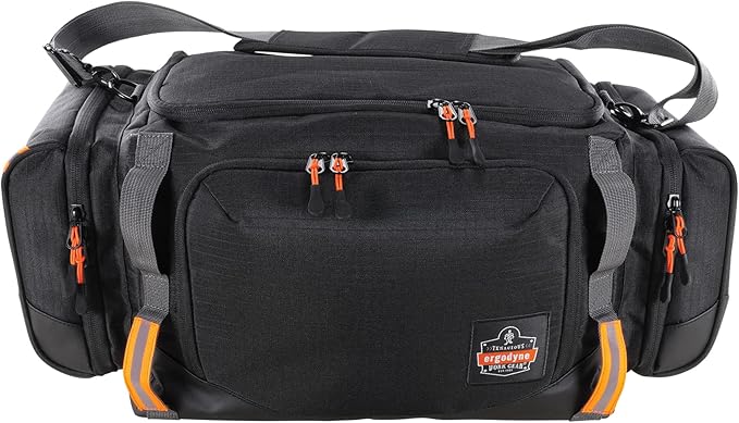 Ergodyne Arsenal 5189 Durable Jobsite Duffel Bag for Work Gear, Padded Shoulder Straps, 34L