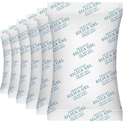 SurpOxyLoc 50 Gram(20Packs) Food Grade Silica Gel Packs Dessicant Packets for Moisture Control,Cobalt Chloride Free Moisture Absorbers for Food Storage
