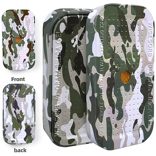 40 Gram Gun Safe Dehumidifier Camouflage, Rechargeable Desiccant Canister Dehumidifier Bags, Reusable Silica Gel Packets Moisture Absorbers for Car, Bathroom, Basement [20 Pack]