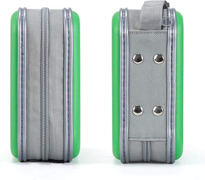 alavisxf xx CD Case, 48 Capacity Hard Plastic DVD Case Portable Zipper CD Holder Large Storage Disc Wallet Bag for Car Home Travel (Green, 48 Capacity)