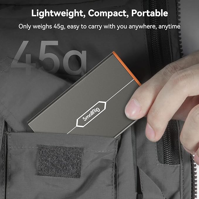 SMALLRIG Memory Card Storage Case - 8 Slot Holder for SD, CFexpress Type-A & TF Cards - Photography Enthusiasts - 4107 (Pack of 2)