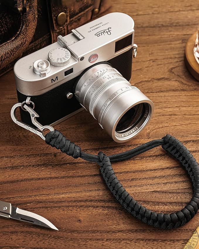 KeyUnity KC03 Camera Wrist Strap Adjustable Paracord with Carabiner, Braided Lanyard for Key, Cell Phone, Camera, and Wallet