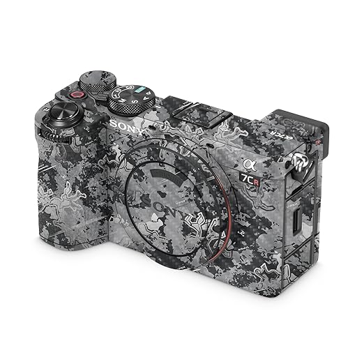 Carbon Fiber Camera Skin Compatible with Sony Alpha 7CR Camera (2023) - Viper Urban - Premium 3M Vinyl Protective Wrap Decal Cover - Easy to Apply | Crafted in The USA by MightySkins