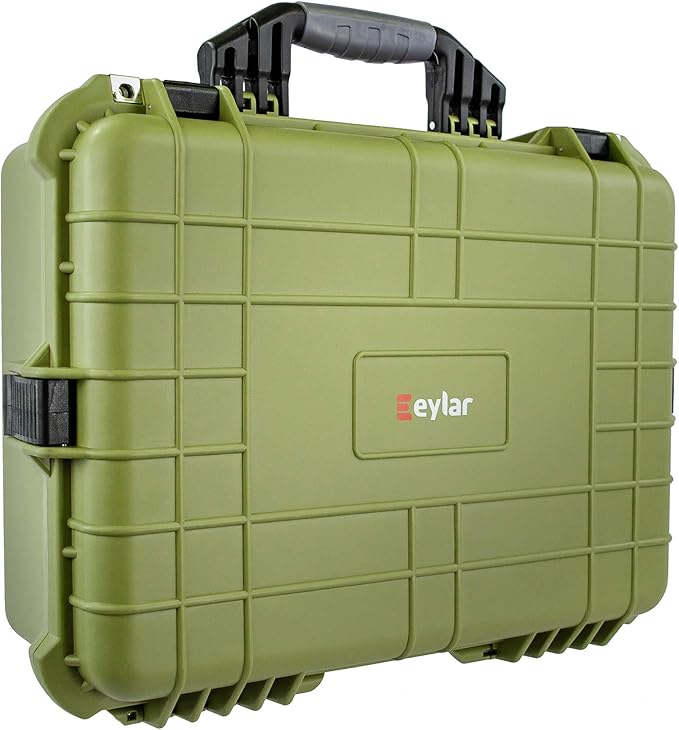 Eylar 20 Inch Protective Large Gun Hard Case Water and Shock Proof With Foam