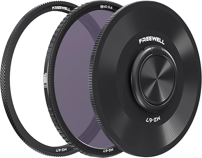 Freewell 67mm Natural Density ND4 (2 f-Stops) ND0.6 Camera Filter Compatible with M2 Series