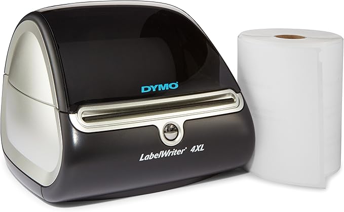 DYMO Authentic LW Extra-Large Shipping Labels for LabelWriter Label Printers, White, 4" x 6", 5 Rolls of 220 (1100 Total)