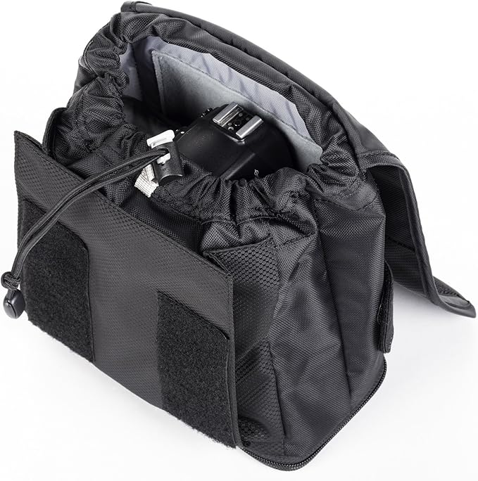 Think Tank Thin Skin Changer Pop Down V3.0 Compressible Modular System Pouch for Gripped Camera Body or 2 Small Lenses