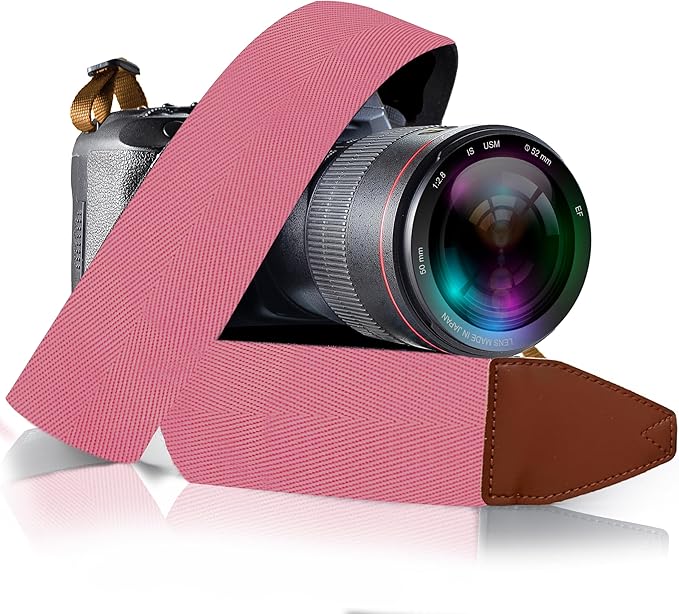 Art Tribute Camera Strap for All DSLR and Mirrorless Cameras. Add Your Name Or Initials Make It a Personalized Gift