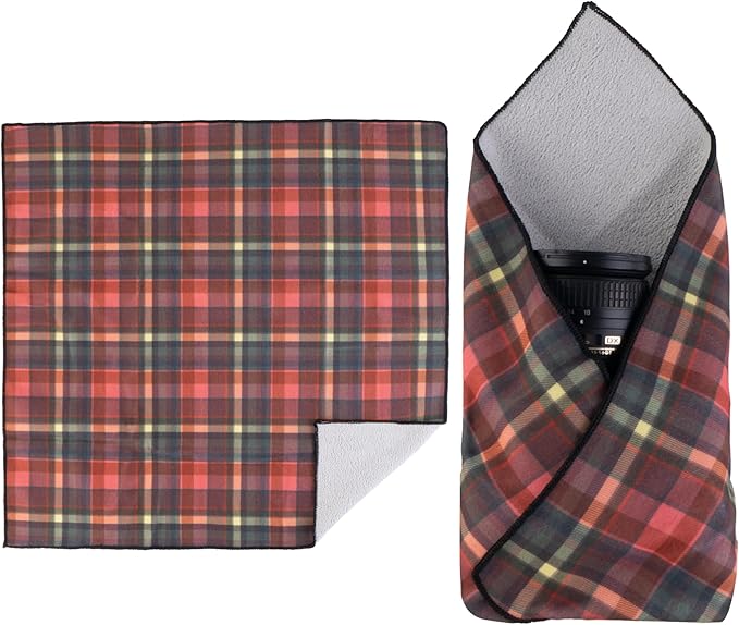 Walking Way Protective Wrap, Self-Adhesive Magic Cloth Camera Wrap, Storage Cloth, Anti-Scratch, Dustproof, Washable Lens Pouch for DSLR, Smartphones, Laptops, Cosmetic