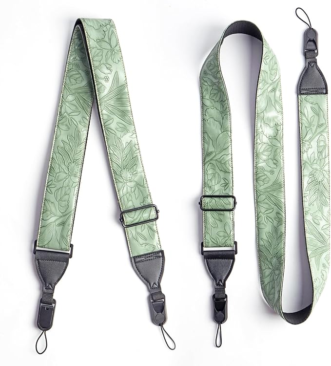 QIELIZI Lifestyle Camera Strap,Vintage Adjustable Vintage Neck & Shoulder Strap for All DSLR Cameras