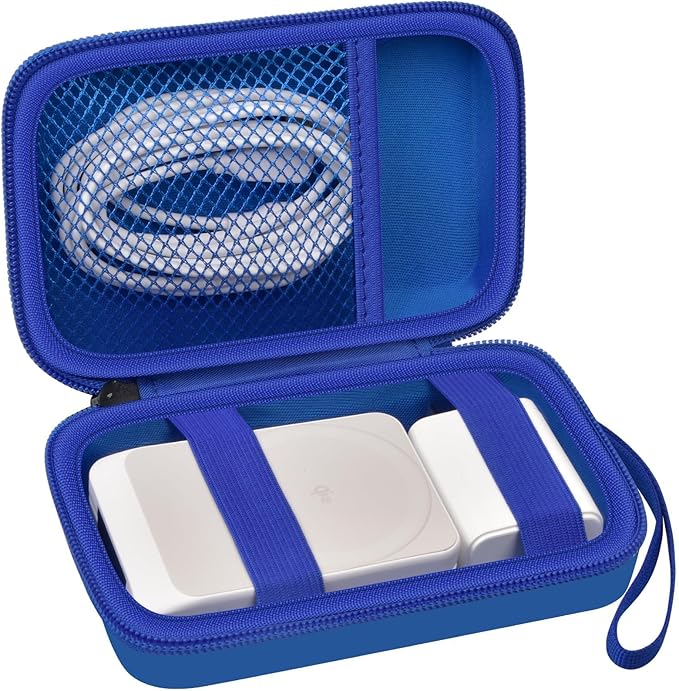 Case for Anker MagGo 3-in-1/MagGo UFO Charging Station,for Augnner for Iseyyox for Apple MagSafe Duo/for LISEN/for RTOPSMagSafe Wireless Charger Foldable Magnetic Charging Stand Storage Box-Blue