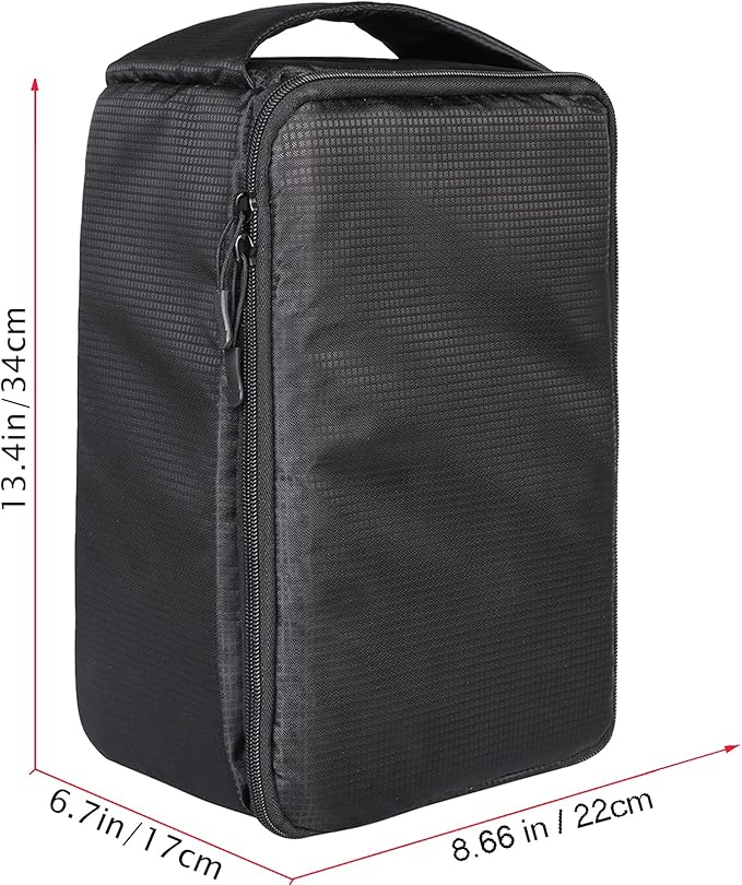 Roomy Camera Protective Bag Insert Waterproof Lens Pouch Shockproof DSLR SLR Carrying Case with Thicken Partition Padded Liner for Sony Canon Nikon Camera Flash Light & Accessories