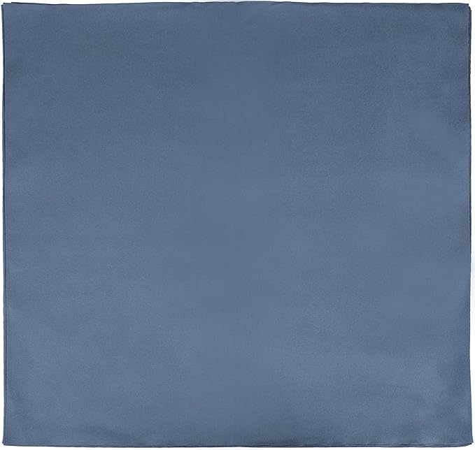 CleanAide Lint-Free & Scratch-Free Reusable Suede Microfiber Cloths, for Cleaning & Polishing Glasses, Screens, Electronics, Mirrors, & Windows, Home & Professional Use, 16 x 16 Inches, 12-Pack, Blue
