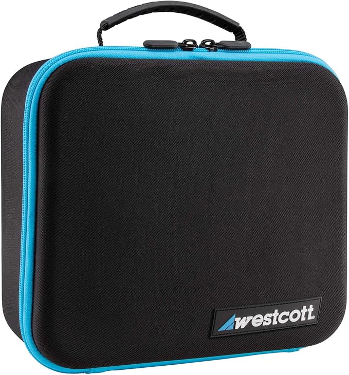 Westcott FJ200 Round Head Pocket Strobe with 1.3 sec. Recycle Time, TTL, HSS and Includes Tilter Bracket, 30-Degree Honeycomb Grid with Gel Clip and Travel Case