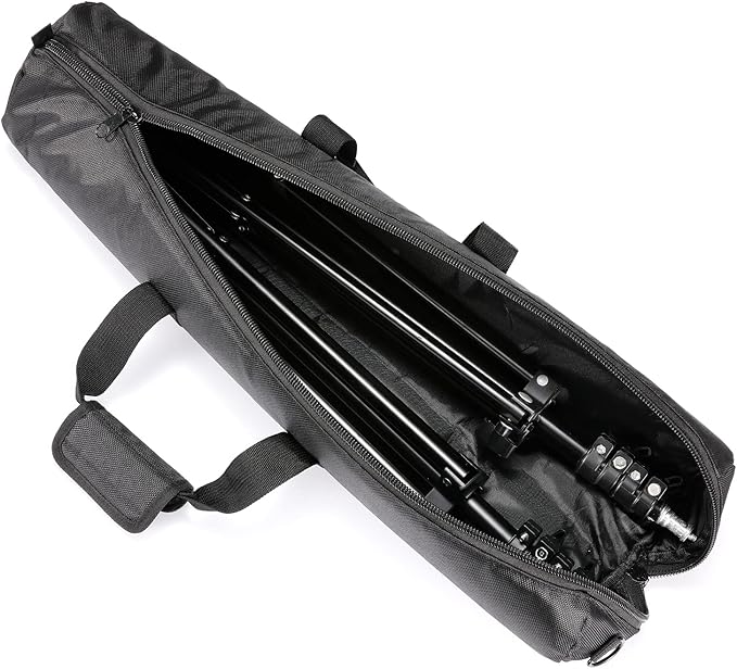 33in/85cm Tripod Carrying Case, Heavy Duty Nylon Bag with Shoulder Strap, Padded for Light Stand, Tripods, Monopods, Umbrellas, Softboxes, Boom Stand, Speaker Stands, Mic Stands