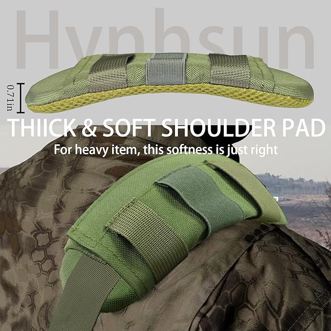 2 Pack Soft Breathable Shoulder Strap Pad guitar strap pad Tactical Vest Shoulder Pad,Mesh Pads with Tactical Gear