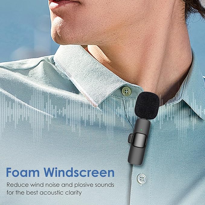 9 Pcs Mini Wireless Foam Microphone, Lavalier Microphone Sponge Mini Foam Cover Set to Reduce Plosive and Better Highlight the Vocals, Washable and Windproof Wind Screen