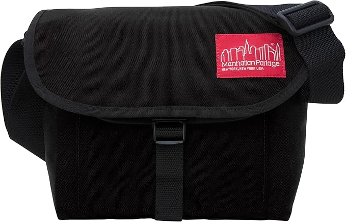 Manhattan Portage Aperture Camera Bag Water-Resistant DSLR & Tech Crossbody with Removable Padded Insert (Black)