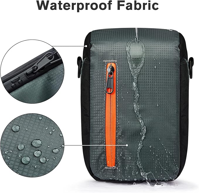 S-ZONE Camera Insert Bag Waterproof Lens Cube Case Compatible with Nikon Canon