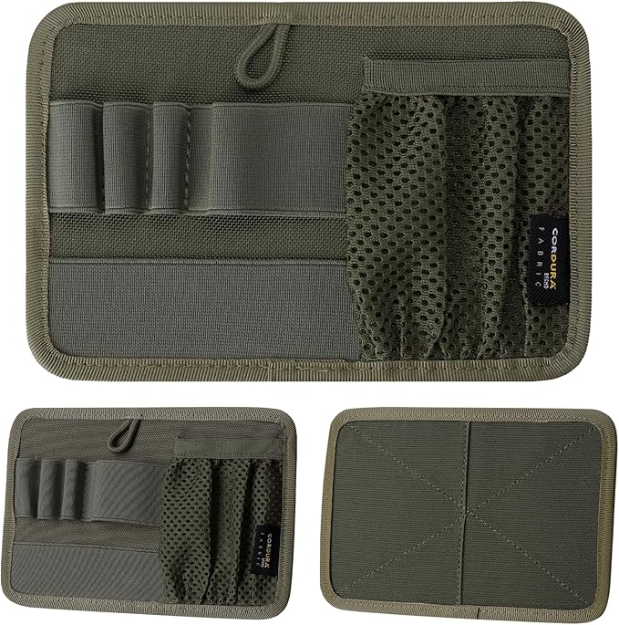 LIVANS Tactical Bag Insert Panel Organizer, Utility Admin Panel Hook and Loop Modular Organizer with Hook Fasteners for Packs Backpack or Messenger Bags