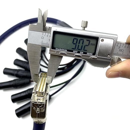 6.56ft DB25 to XLR Female Snake Cable, DB25 Male to 8 Channel XLR 3Pin Female Balanced Snake Cable D-Sub SnakeCable Patch Bay Interface Modular Wire 2Meter