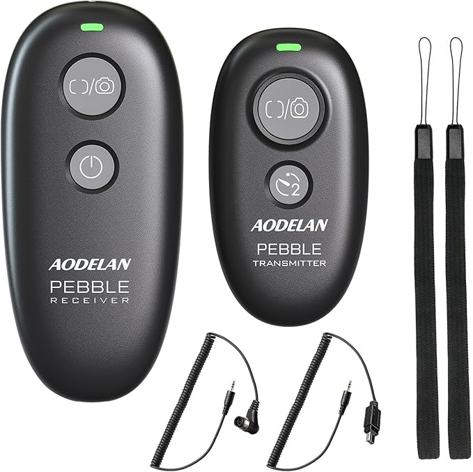 Camera Wireless Shutter Release, Remote Control Trigger Compatible with Nikon Df, Z7, Z7 II, Z6, Z9, D750, D850, D5600, Coolpix P1000, P950; Replaces Nikon MC-DC2, MC-30, MC-36A