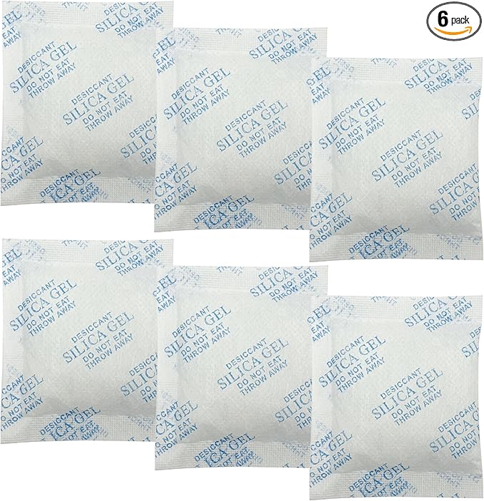 6-Pack Replacement Desiccant Bags for PETKIT Automatic Pet Feeders Cat Dog Feeders Desiccant Bag (6)