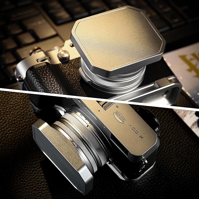Haoge Square Metal Cover Cap for Haoge Specific Square Lens Hood Silver Cap-X1006S