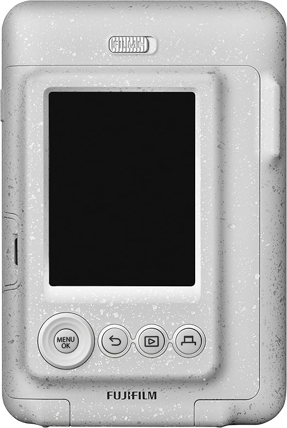 Fujifilm Instax Mini Liplay Hybrid Instant Camera - Stone White