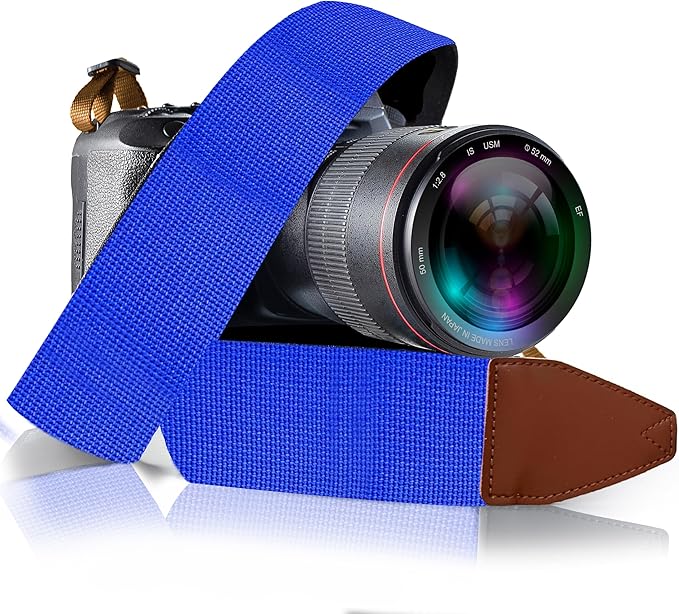 Art Tribute Camera Strap for All DSLR and Mirrorless Cameras. Add Your Name Or Initials Make It a Personalized Gift