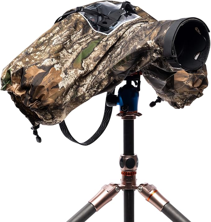 Think Tank Hydrophobia D 70-200 V3 Camera Rain Cover for DSLR and Mirrorless Cameras with 70-200mm f/2.8 Lens (Realtree APX Camouflage)