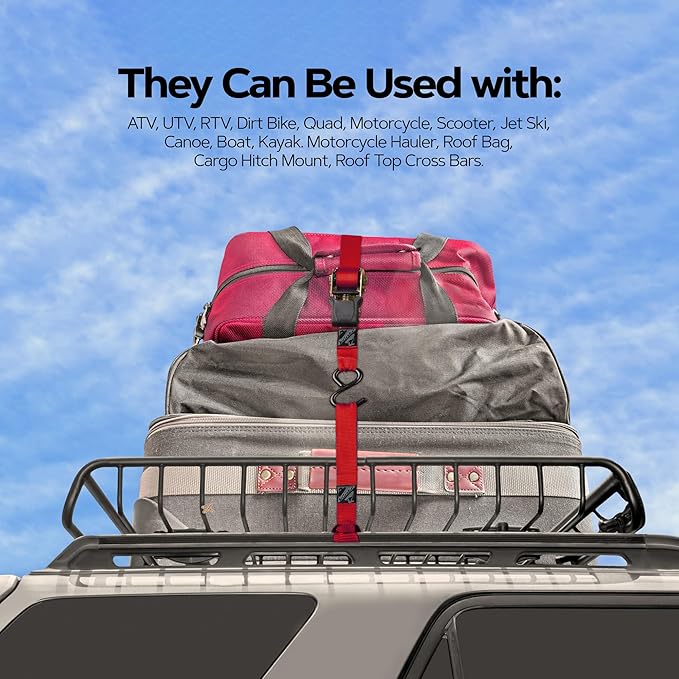 Jettribe Jet Ski Tow Loop - Nylon Tow for Ultimate Watercraft Performance - Jettribe PWC Race Accessories for Secure Emergency Tows - Bow Tow Strap with Quick Connect - Red