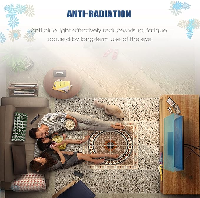 Anti Glare film TV 43Inch Screen Protector LED LCD TV Anti Blue Light Filter Film, Anti-Scratch Injury Against Radiation TV Guard, Relieve Eye Fatigue, Matte - 43in942*529mm