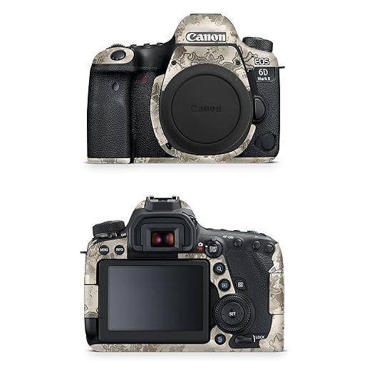 Glossy Glitter Camera Skin Compatible with Canon EOS 6D Mark II Camera (2017) - Viper Western - Premium 3M Vinyl Protective Wrap Decal Cover - Easy to Apply | Crafted in The USA by MightySkins