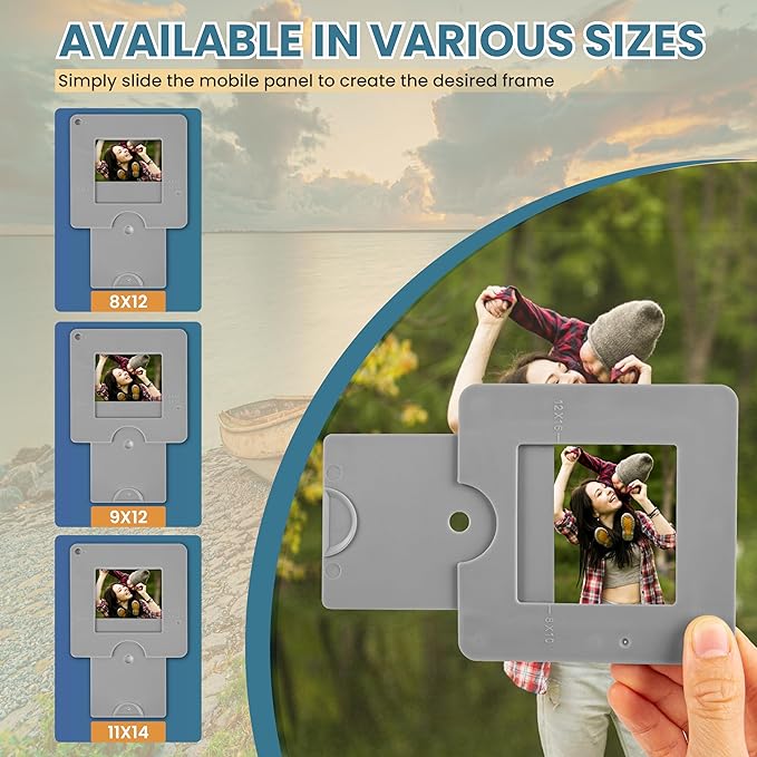 BLUKSYBU ViewFinder & Color Isolation ViewCatcher Sliding Mechanism - Custom Viewfinder & View Finder for Artists | Artist Viewfinder for Painting & Sketching