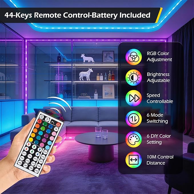 Dyna-Living LED Storefront Lights 120FT Commercial RGB Window Lights for Store Front Decorative 240PCS 3-LED 5050 SMD RGB Module for Signs IP65 Waterproof Strip Light for Business (12 Packs-White)