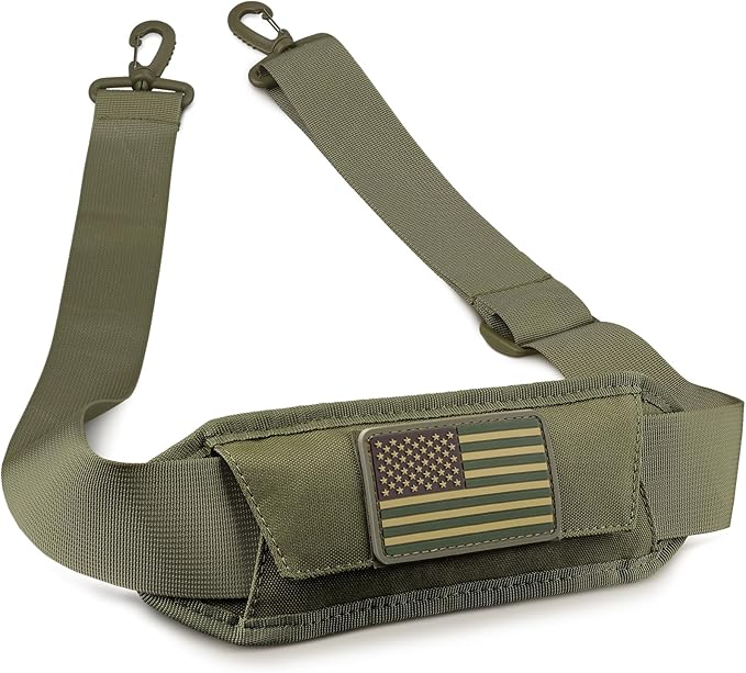 WYNEX Shoulder Strap Pad for Tactical Pouch, Universal Bag Strap with Detachable Thick Pad Single Shoulder Straps Replacement