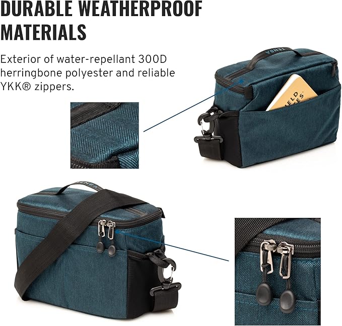 Tenba BYOB 9 Camera Insert - Turns any bag into a camera bag for DSLR and Mirrorless cameras and lenses – Blue (636-629)